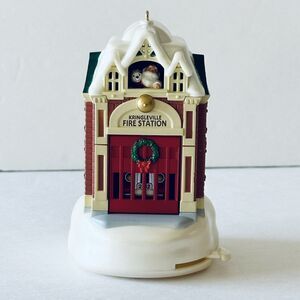 Kringleville Fire Station Ornament - Series #3 Hallmark Keepsake Ornament